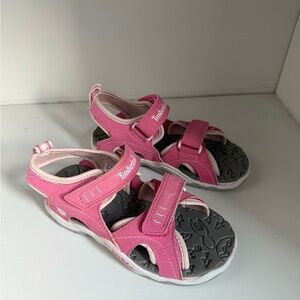 Timberland Pink and Gray Sport Sandals